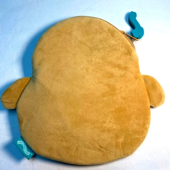 Squishmallow Avery The Mallard Duck Pencil Case/ Coin Purse Super  Soft + Zipper - Picture 2 of 5